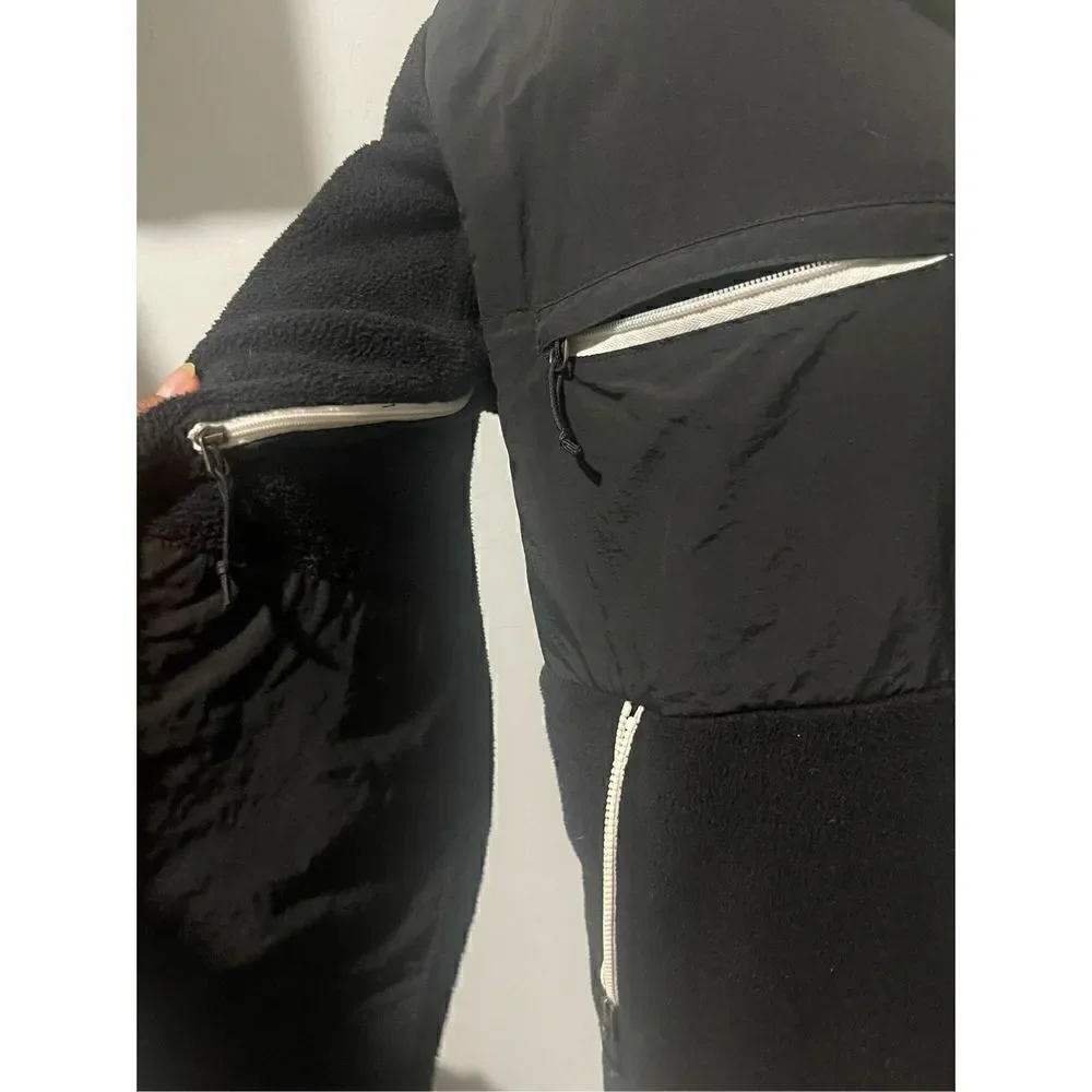 The North Face vintage black polartec Denali fleece jacket L